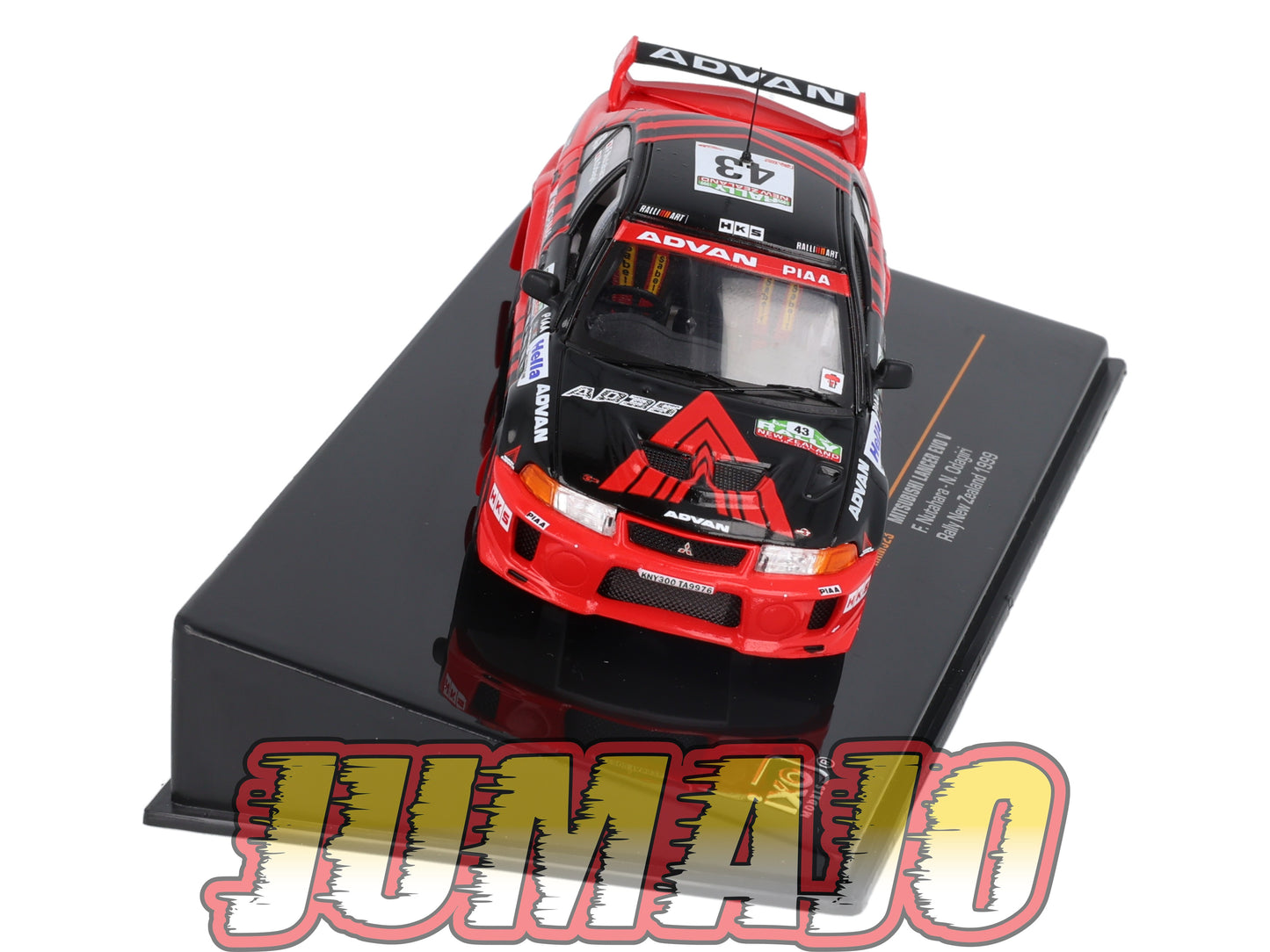 IXO523 Voiture 1/43 IXO Models Rallye MITSUBISHI Lancer Evo V F.Nutahara 1999 #43