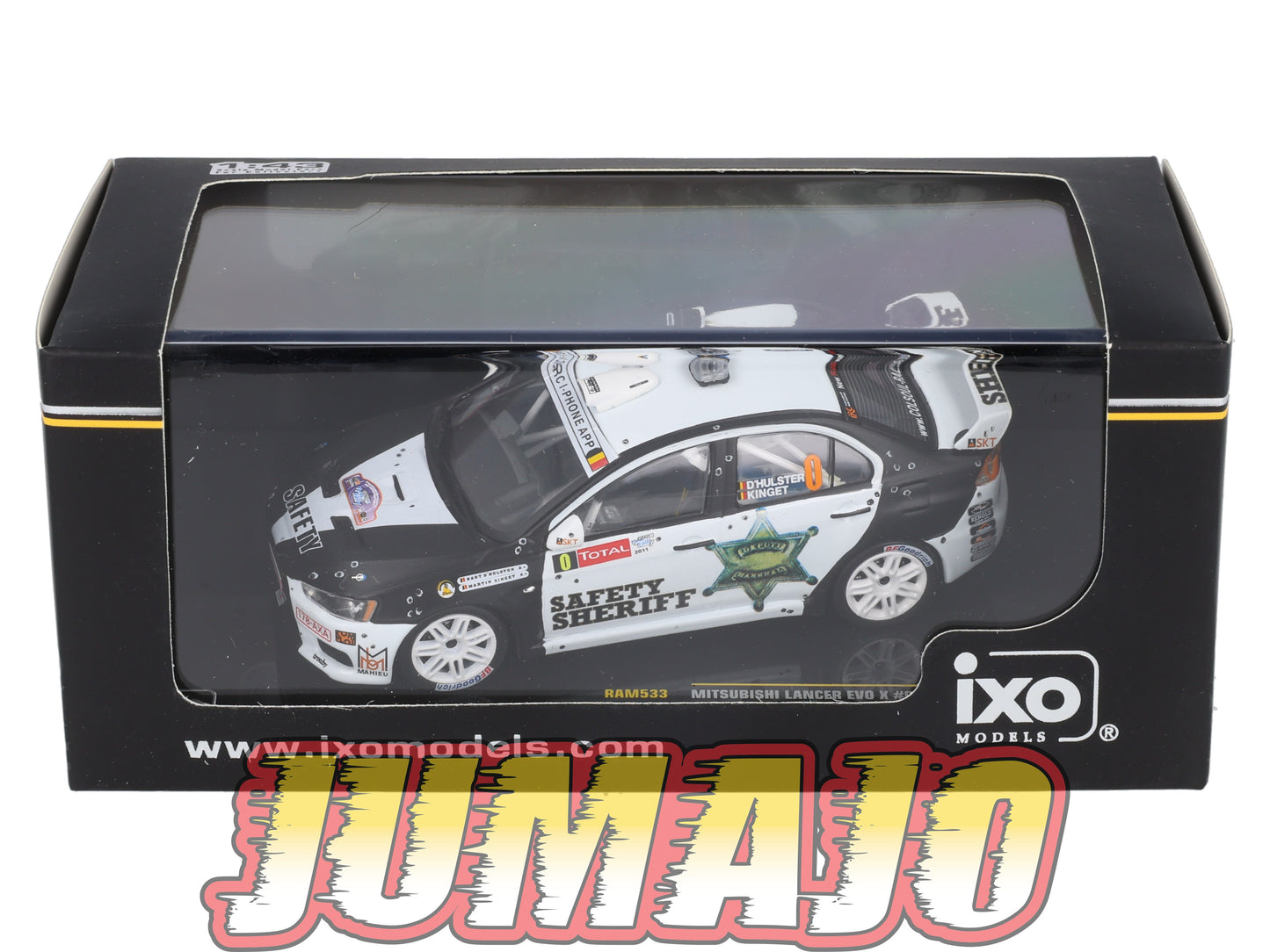 IXO533 Voiture 1/43 IXO Models Rallye MITSUBISHI Lancer Evo X Safety Sheriff 2011