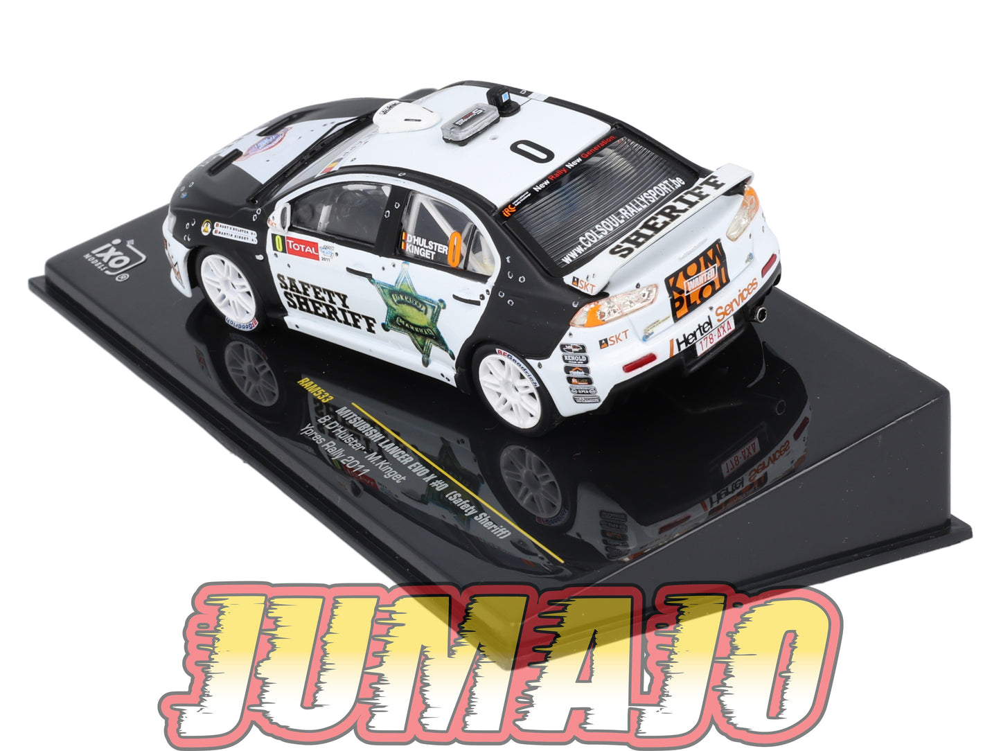 IXO533 Voiture 1/43 IXO Models Rallye MITSUBISHI Lancer Evo X Safety Sheriff 2011