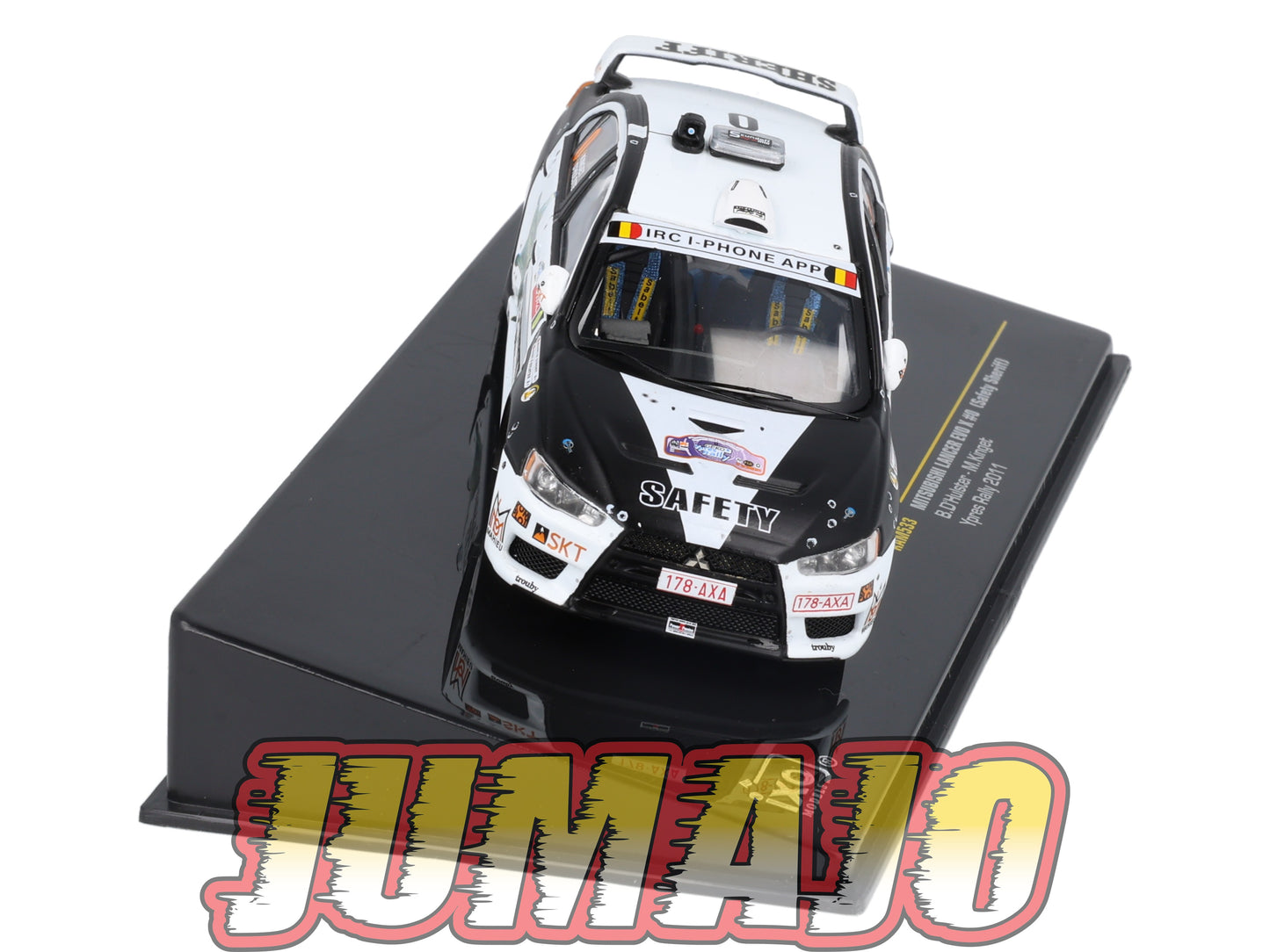 IXO533 Voiture 1/43 IXO Models Rallye MITSUBISHI Lancer Evo X Safety Sheriff 2011