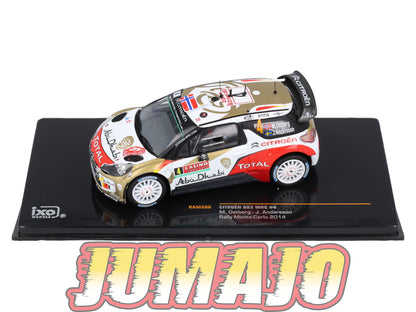 IXO566 Voiture 1/43 IXO Models Rallye CITROEN DS3 M.Ostberg Monte-carlo 2014 #4