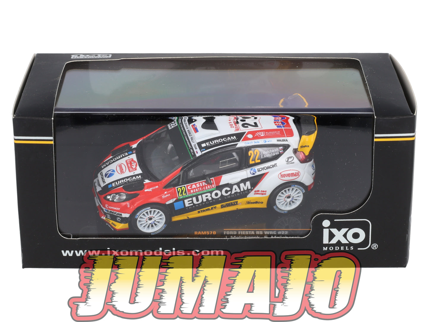 IXO570 Voiture 1/43 IXO Models Rallye FORD Fiesta RS J.Melicharek Monte-carlo 2014 #22