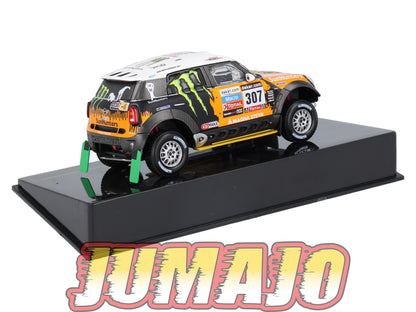 IXO575 Voiture 1/43 IXO Models Rallye MINI ALL 4 Racing Dakar 2013 L.Movitskly #307