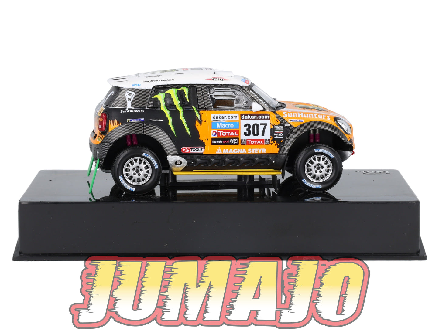 IXO575 Voiture 1/43 IXO Models Rallye MINI ALL 4 Racing Dakar 2013 L.Movitskly #307