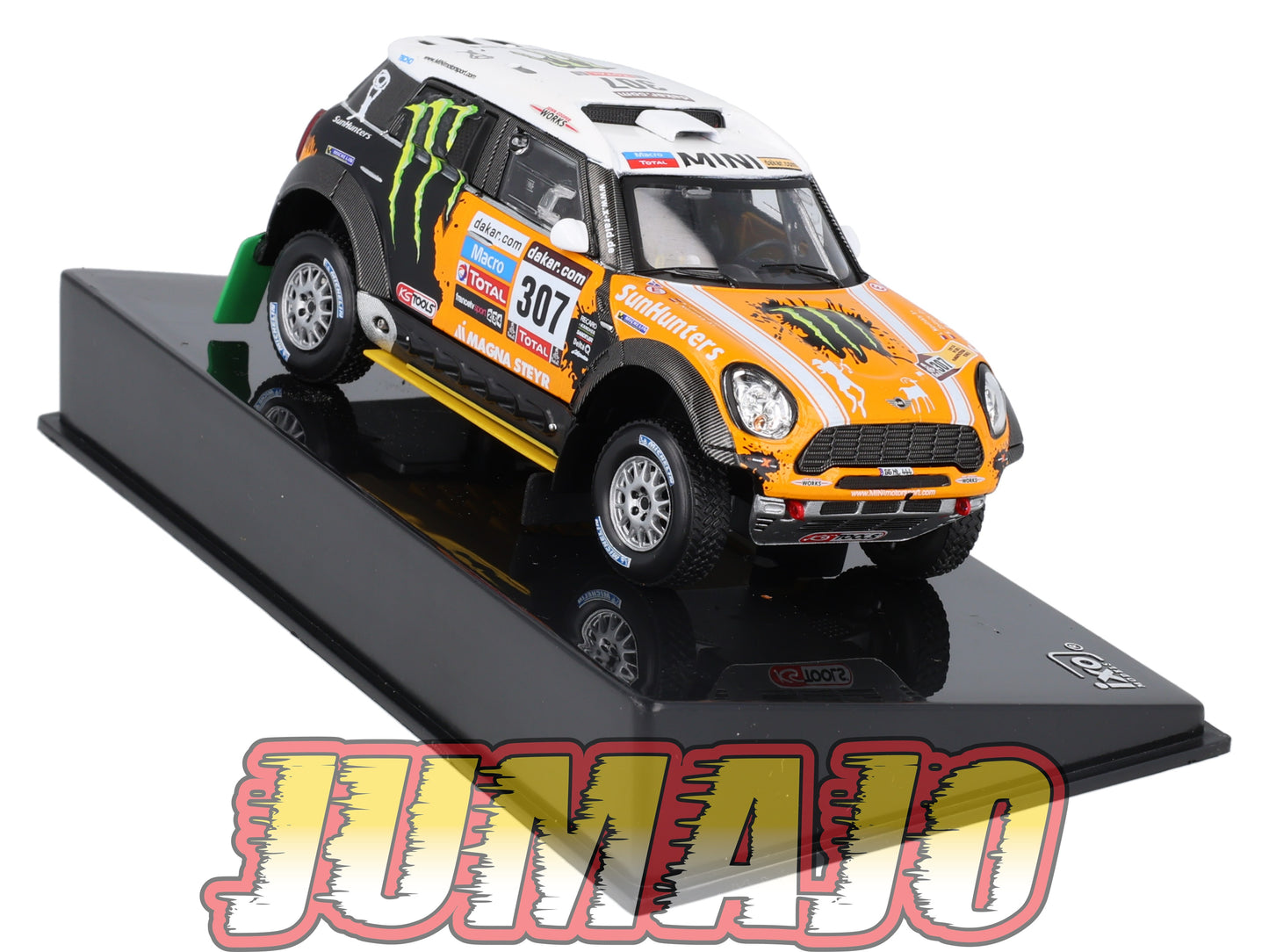 IXO575 Voiture 1/43 IXO Models Rallye MINI ALL 4 Racing Dakar 2013 L.Movitskly #307