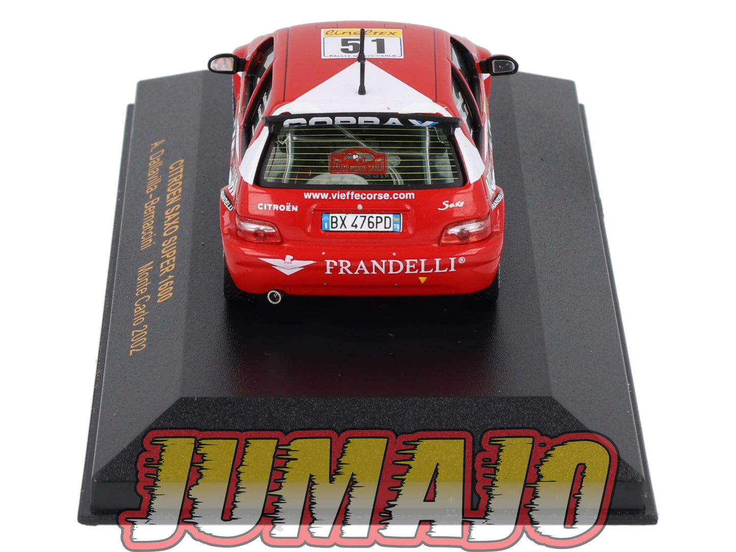 IXO60 Voiture 1/43 IXO Models Rallye : CITROEN Saxo Super 1600 #51 2002 A.Dallavilla