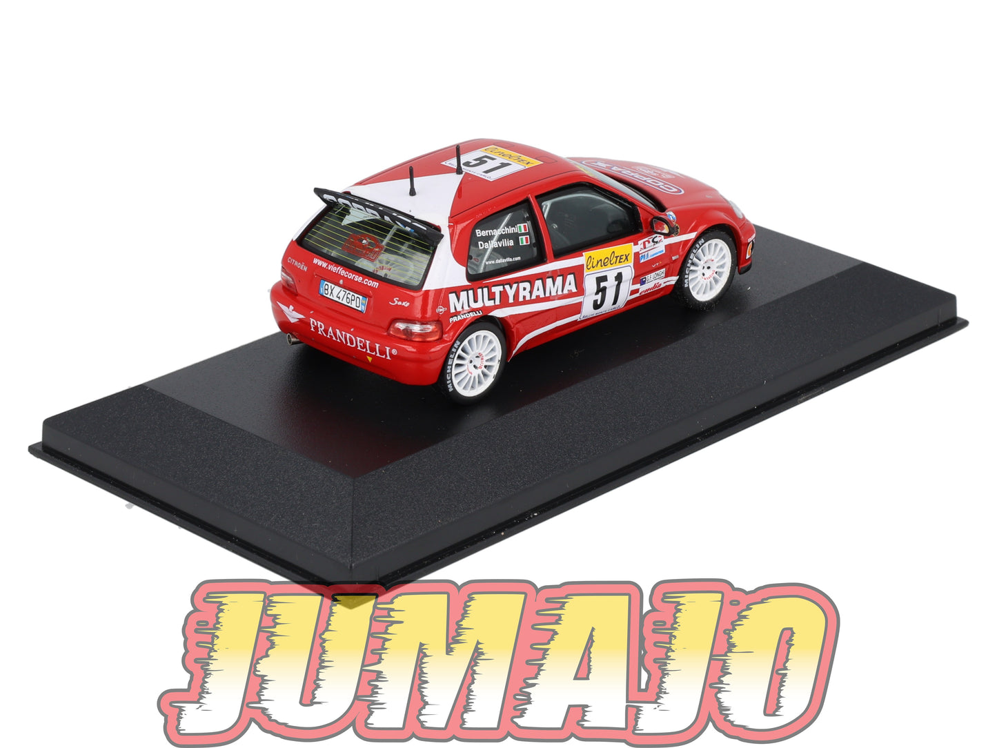 IXO60 Voiture 1/43 IXO Models Rallye : CITROEN Saxo Super 1600 #51 2002 A.Dallavilla