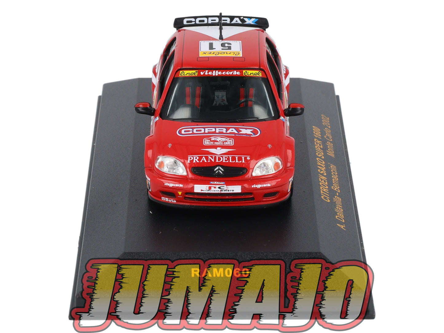 IXO60 Voiture 1/43 IXO Models Rallye : CITROEN Saxo Super 1600 #51 2002 A.Dallavilla