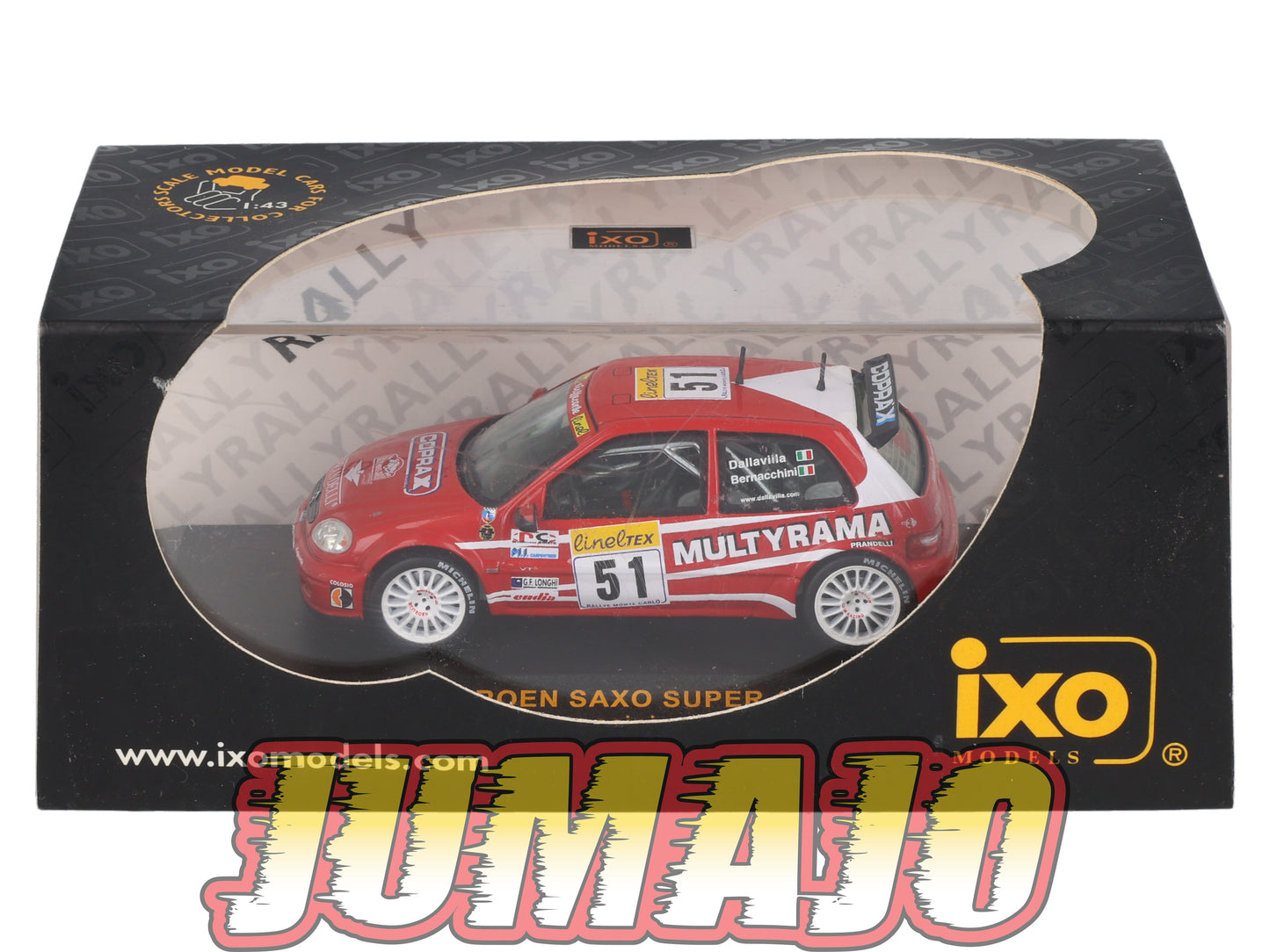 IXO60 Voiture 1/43 IXO Models Rallye : CITROEN Saxo Super 1600 #51 2002 A.Dallavilla