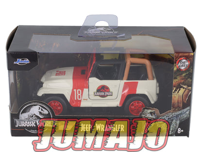 J129 Voiture 1/32 JADA Jurassic Park : Jeep Wrangler 1992
