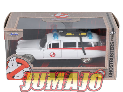 J748 Voiture 1/32 JADA Ghostbusters  : Cadillac  Ecto-1 Hollywood Rides 1959