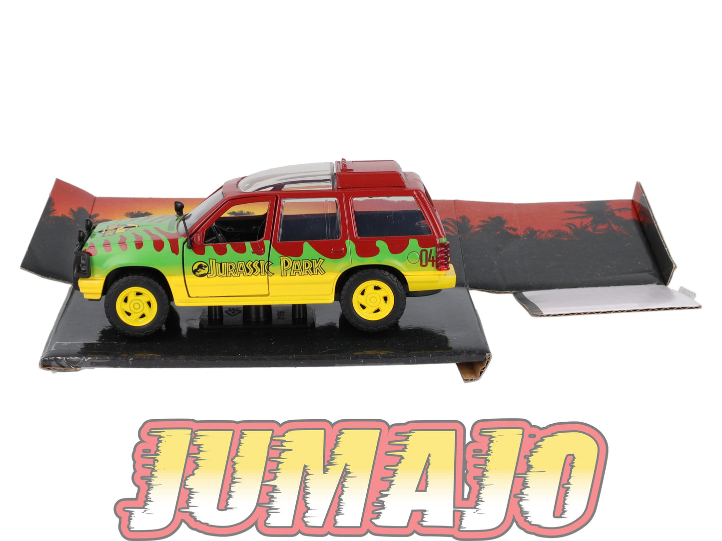 J956 Voiture 1/32 JADA : Ford Explorer Jurassic Park HOLLYWOOD RIDES 1993