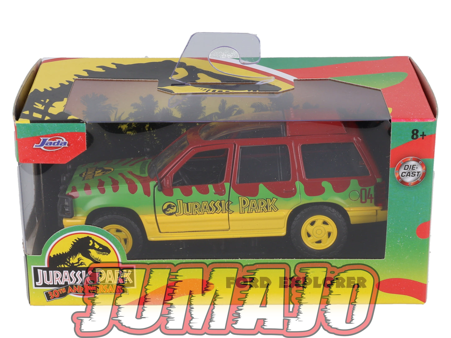 J956 Voiture 1/32 JADA : Ford Explorer Jurassic Park HOLLYWOOD RIDES 1993