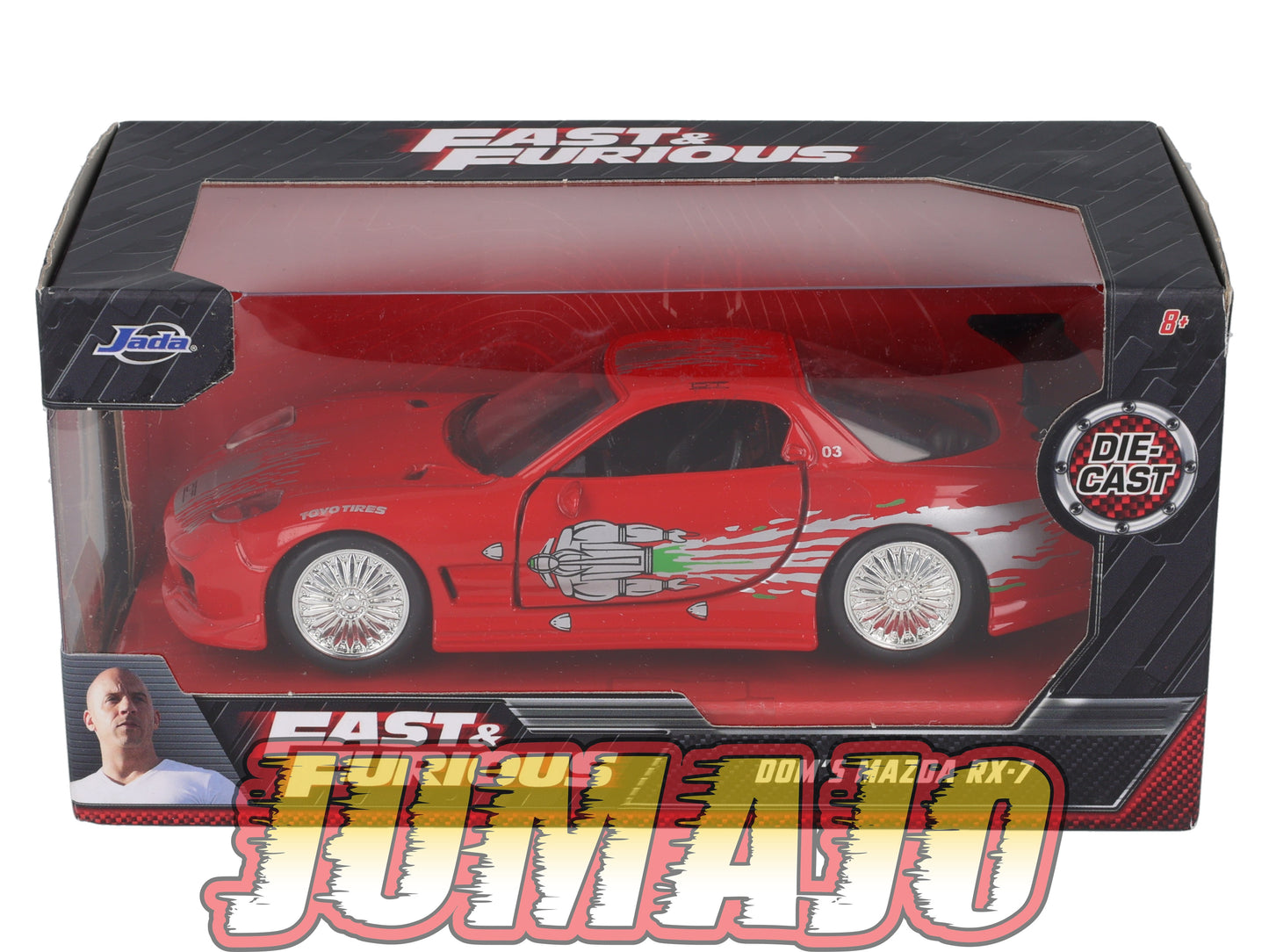 JAD34 Voiture JADA Toys 1/32 Fast & Furious : Dom's MAZDA RX-7