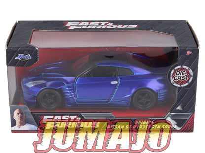 JAD35 Voiture JADA Toys 1/32 Fast & Furious : Brian's NISSAN GT-R R35 Ben sopra