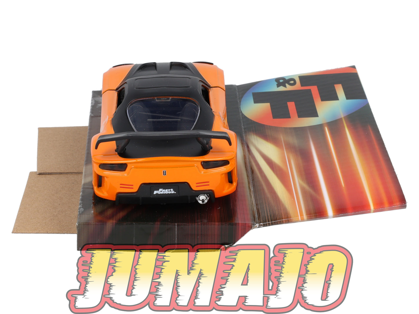 JAD38 Voiture JADA Toys 1/32 Fast & Furious : Han's MAZDA RX-7 blister abimé