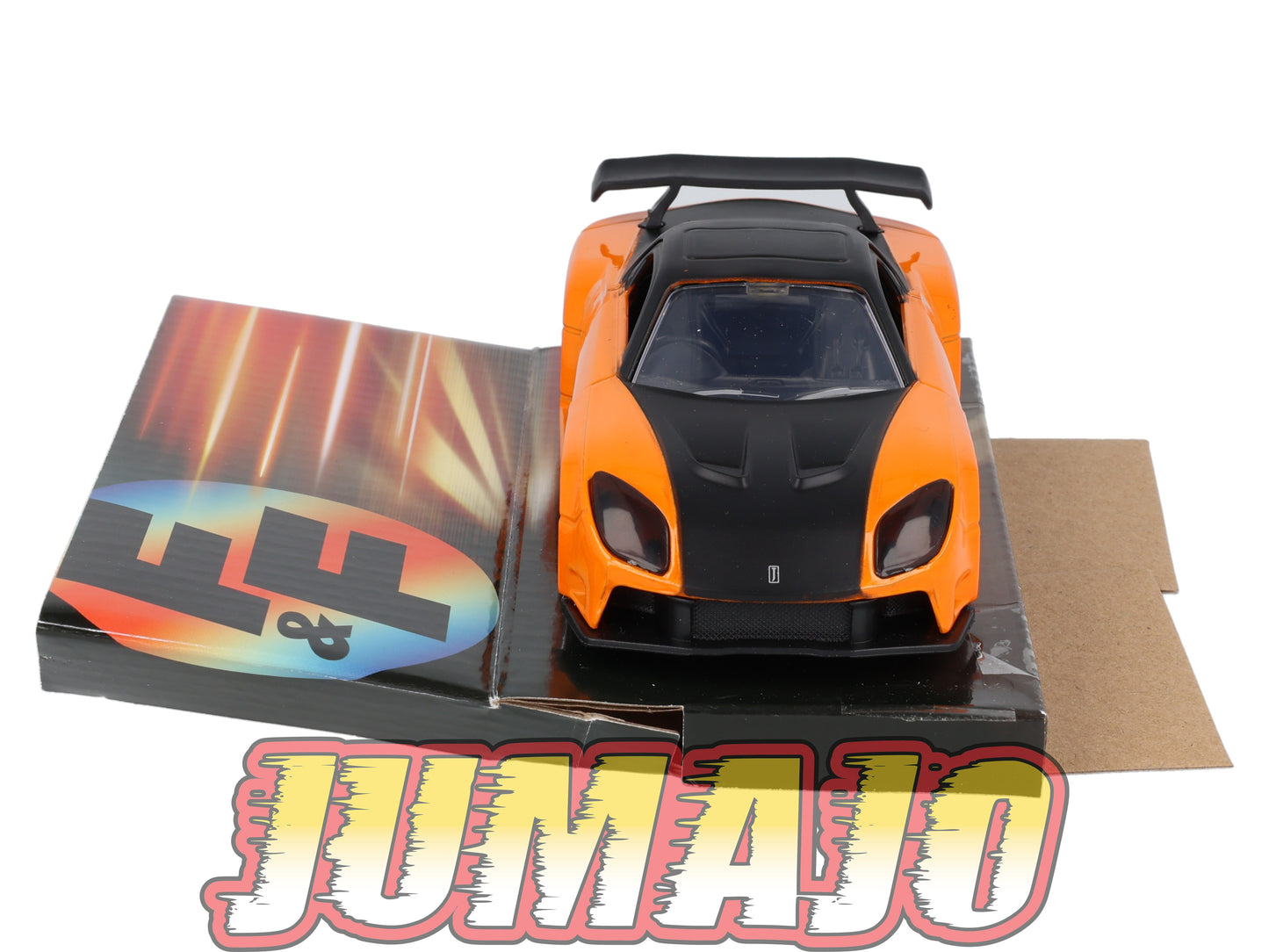 JAD38 Voiture JADA Toys 1/32 Fast & Furious : Han's MAZDA RX-7 blister abimé