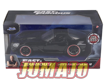 JAD45 Voiture JADA Toys 1/32 Fast & Furious : Letty's DODGE Viper SRT 10