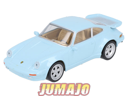 JC10 Voiture 1/43 JET-CAR NOREV : PORSCHE 911 Turbo Bleue 1978