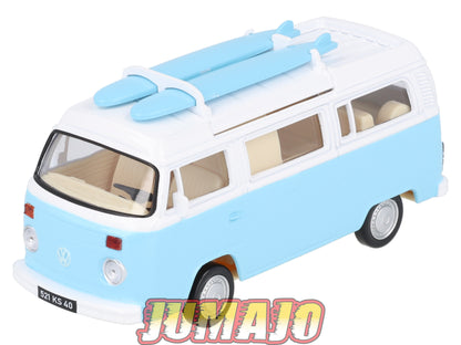 JC14 Voiture 1/43 JET-CAR NOREV : VOLKSWAGEN Combi T2 Bleu