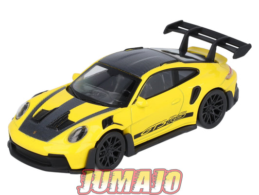 JC21 Voiture 1/43 JET-CAR NOREV : PORSCHE 911 GT3 RS 992 2022 Jaune