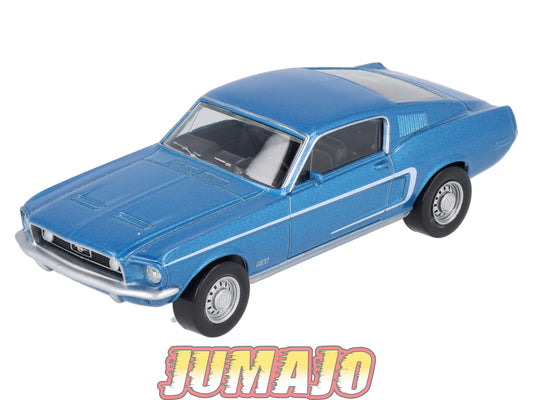 JC33 Voiture 1/43 JET-CAR NOREV : FORD Mustang fastback 1968 Bleue