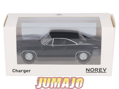 JC35 Voiture 1/43 JET-CAR NOREV : DODGE Charger noire