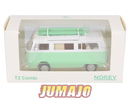 JC7 Voiture 1/43 JET-CAR NOREV : VOLKSWAGEN Combi T2 vert