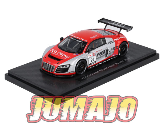 JPC13 voiture 1/43 EBBRO JAPON : AUDI R8 LMS Hitotsuyama racing 2011 #21