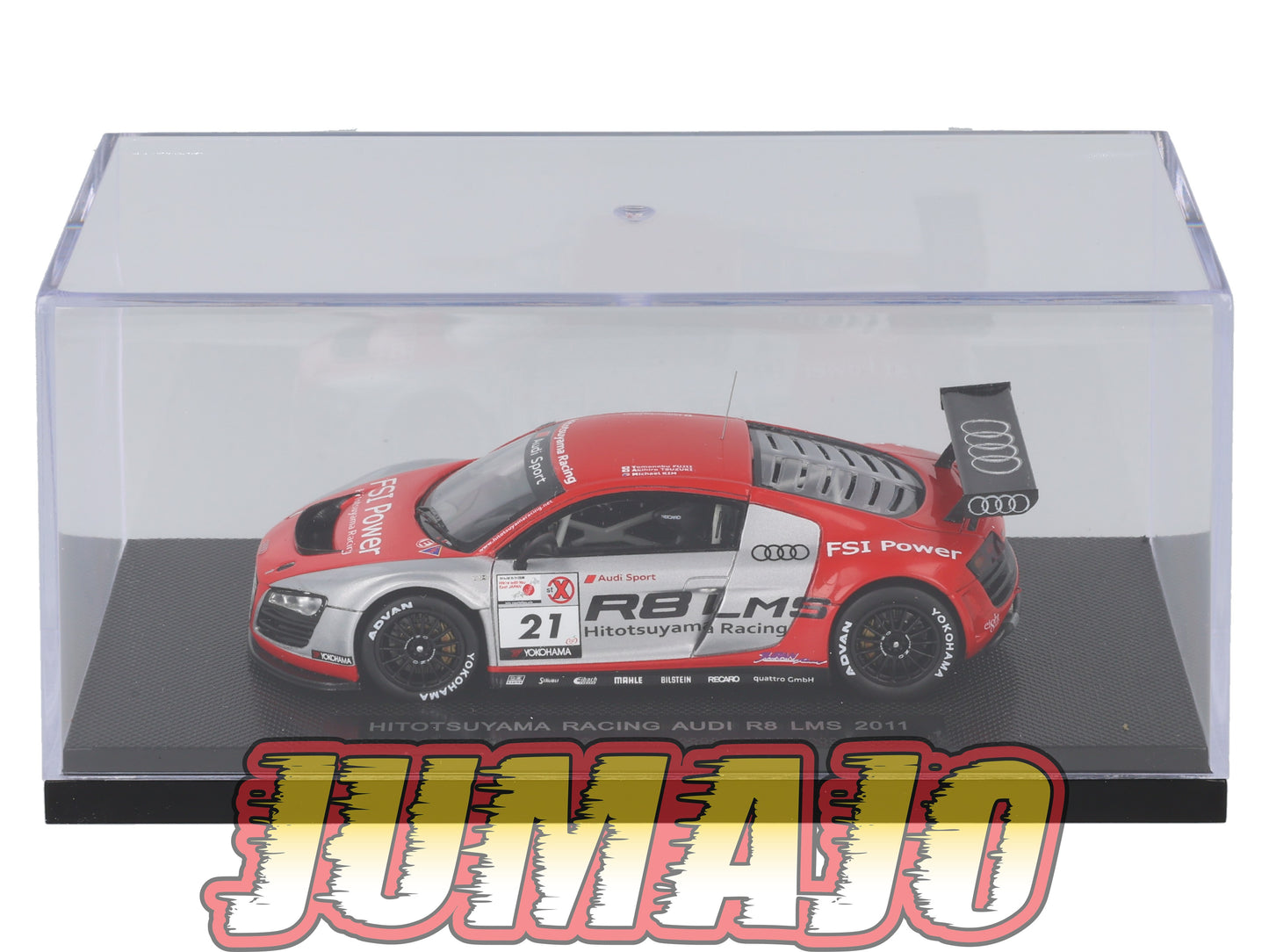 JPC13 voiture 1/43 EBBRO JAPON : AUDI R8 LMS Hitotsuyama racing 2011 #21