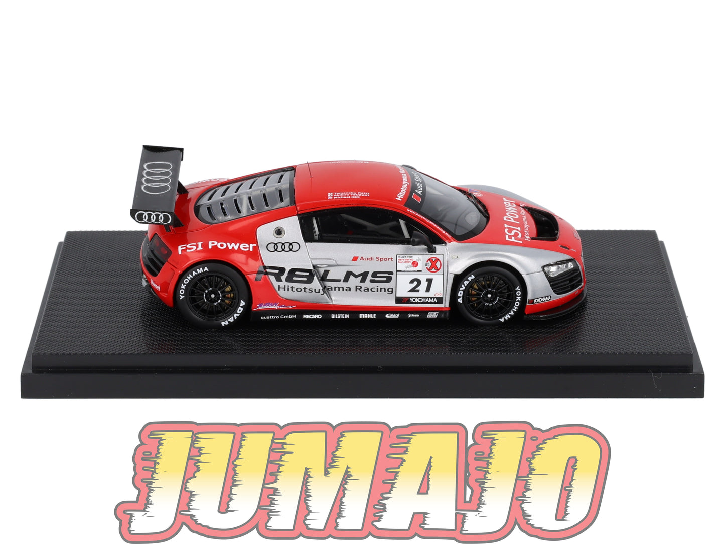 JPC13 voiture 1/43 EBBRO JAPON : AUDI R8 LMS Hitotsuyama racing 2011 #21