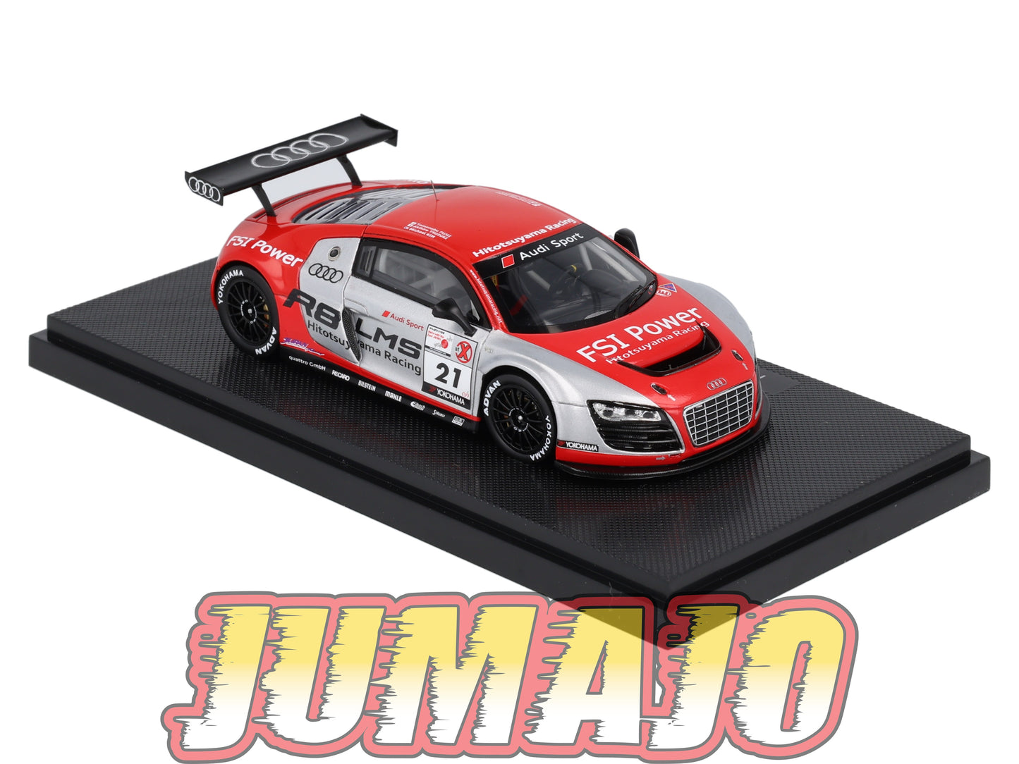 JPC13 voiture 1/43 EBBRO JAPON : AUDI R8 LMS Hitotsuyama racing 2011 #21