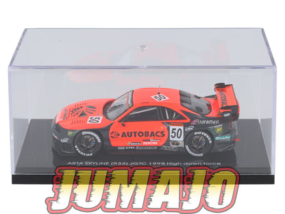 JPC19 voiture 1/43 EBBRO JAPON : NISSAN Arta Skyline R33 JGTC 1998 #50 High down face