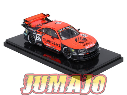 JPC19 voiture 1/43 EBBRO JAPON : NISSAN Arta Skyline R33 JGTC 1998 #50 High down face