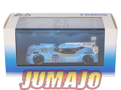 JPC20 voiture 1/43 EBBRO JAPON : NISSAN GT-R LM Nismo #23 2015 24H MANS Manchester city