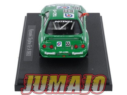 JPC21 voiture 1/43 EBBRO JAPON : NISSAN Skyline Kyoseki Gr. A 1993 #55