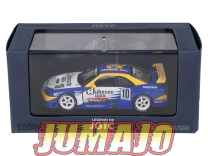JPC22 voiture 1/43 EBBRO JAPON : NISSAN Skyline Johnson R33 JGTC 1995 #10