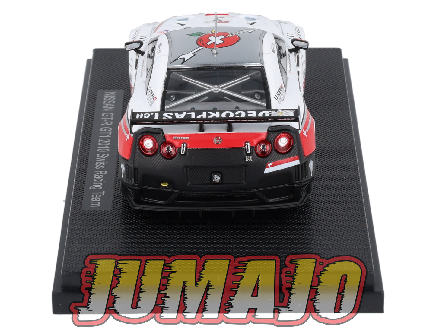 JPC23 voiture 1/43 EBBRO JAPON : NISSAN GT-R GT1 2010 #3 Swiss Racing team