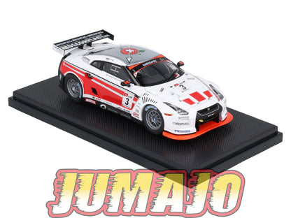 JPC23 voiture 1/43 EBBRO JAPON : NISSAN GT-R GT1 2010 #3 Swiss Racing team