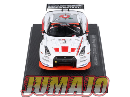 JPC23 voiture 1/43 EBBRO JAPON : NISSAN GT-R GT1 2010 #3 Swiss Racing team