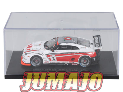 JPC23 voiture 1/43 EBBRO JAPON : NISSAN GT-R GT1 2010 #3 Swiss Racing team