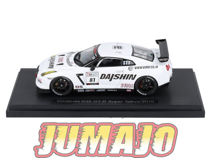 JPC24 voiture 1/43 EBBRO JAPON : NISSAN Daishin R35 GT-R Super Taikyu 2010 #81