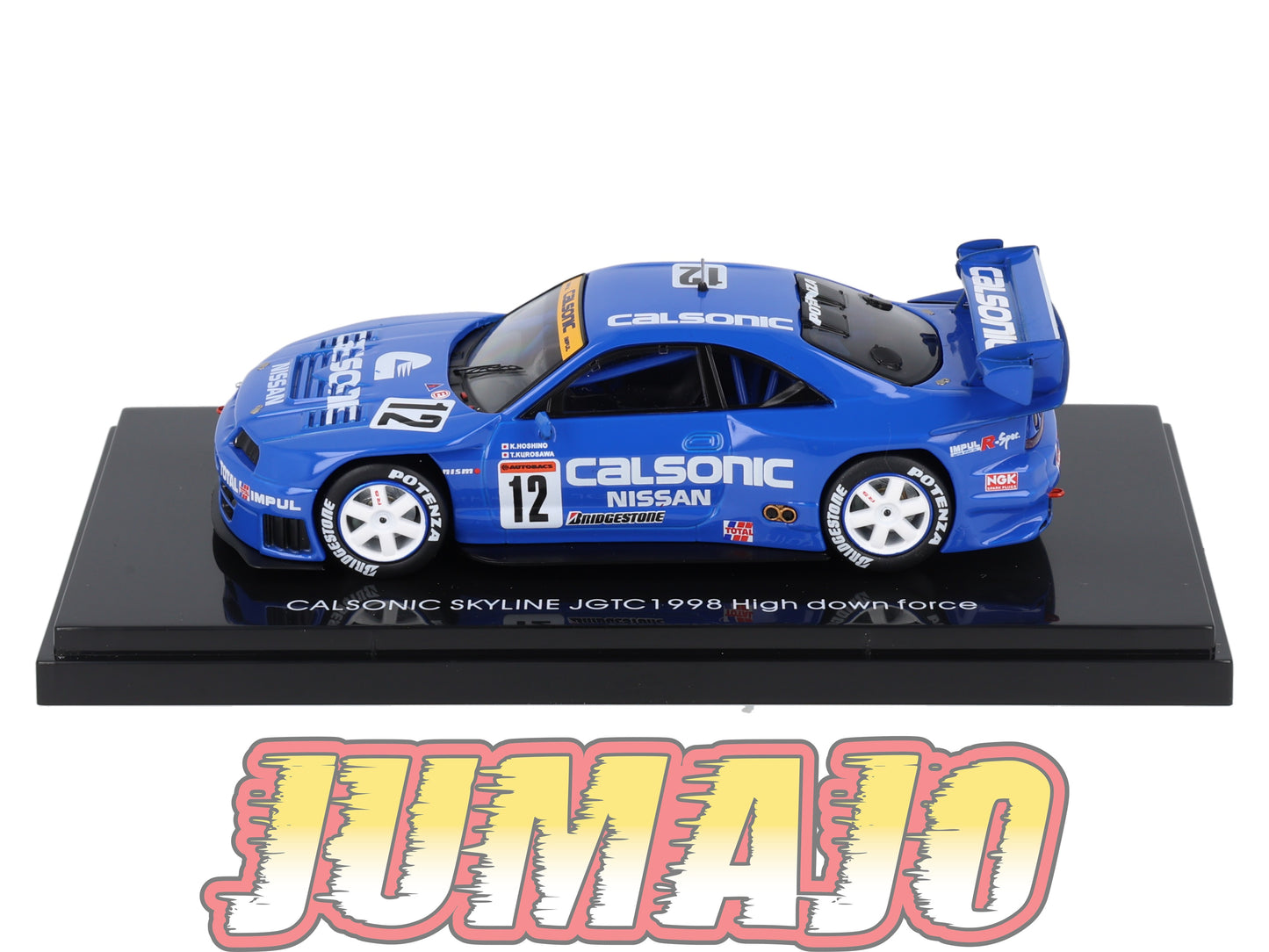 JPC26 voiture 1/43 EBBRO JAPON : NISSAN Calsonic Skyline JGTC 1998 #12 High down force