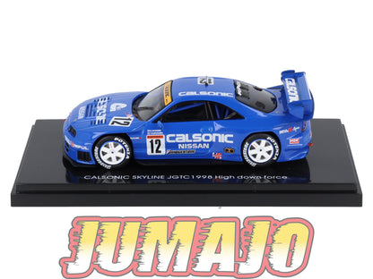 JPC26 voiture 1/43 EBBRO JAPON : NISSAN Calsonic Skyline JGTC 1998 #12 High down force