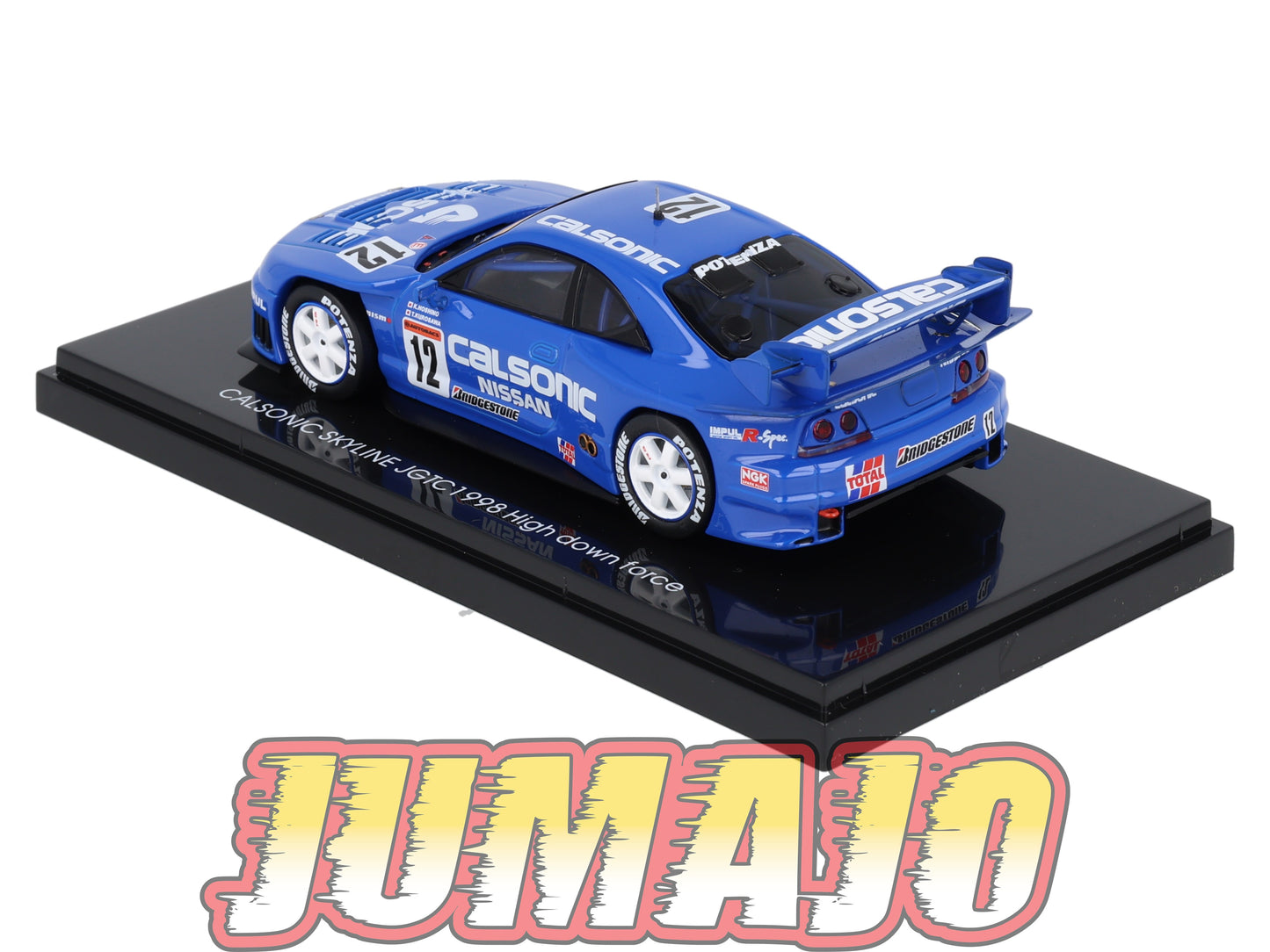 JPC26 voiture 1/43 EBBRO JAPON : NISSAN Calsonic Skyline JGTC 1998 #12 High down force