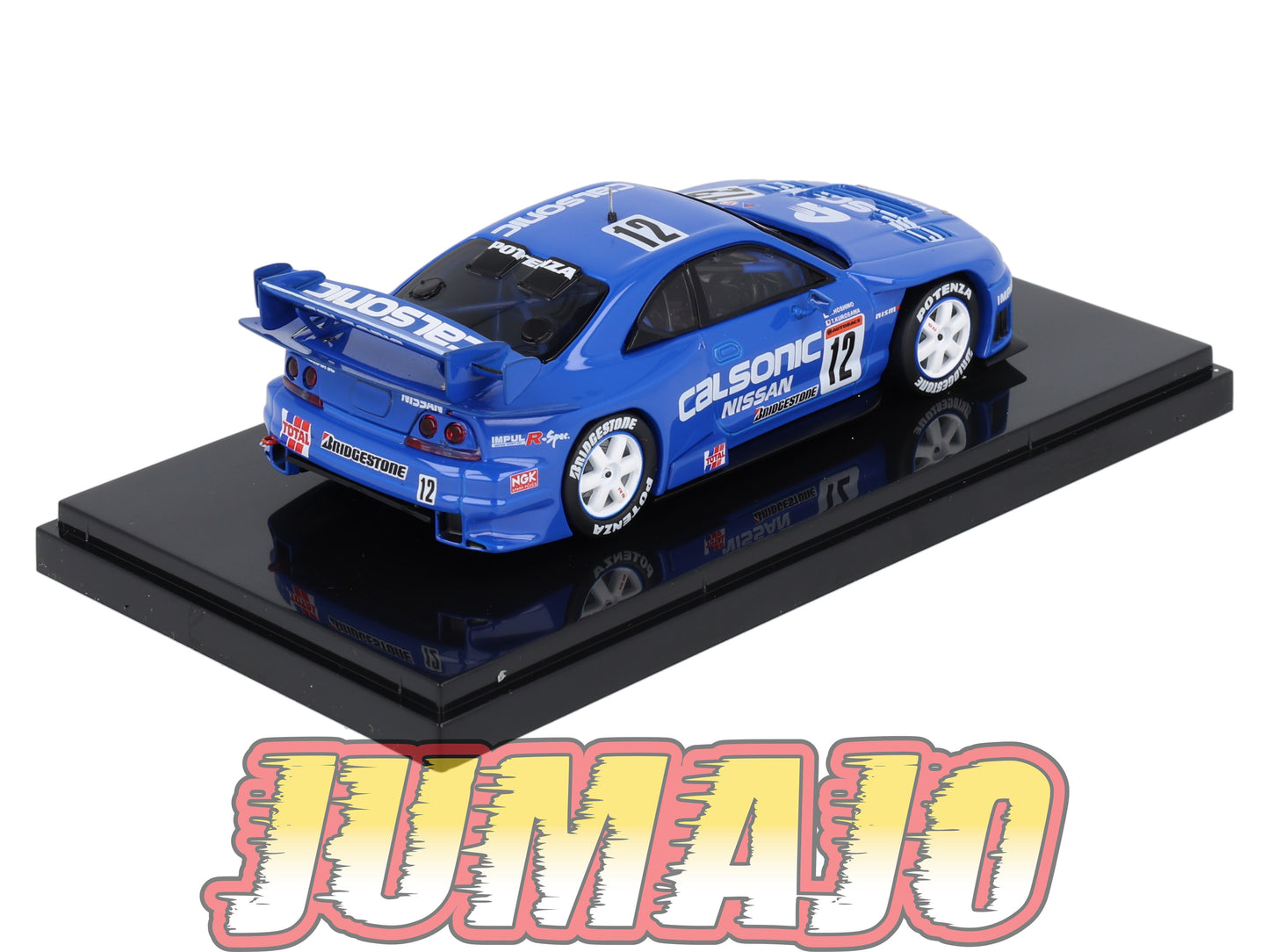 JPC26 voiture 1/43 EBBRO JAPON : NISSAN Calsonic Skyline JGTC 1998 #12 High down force