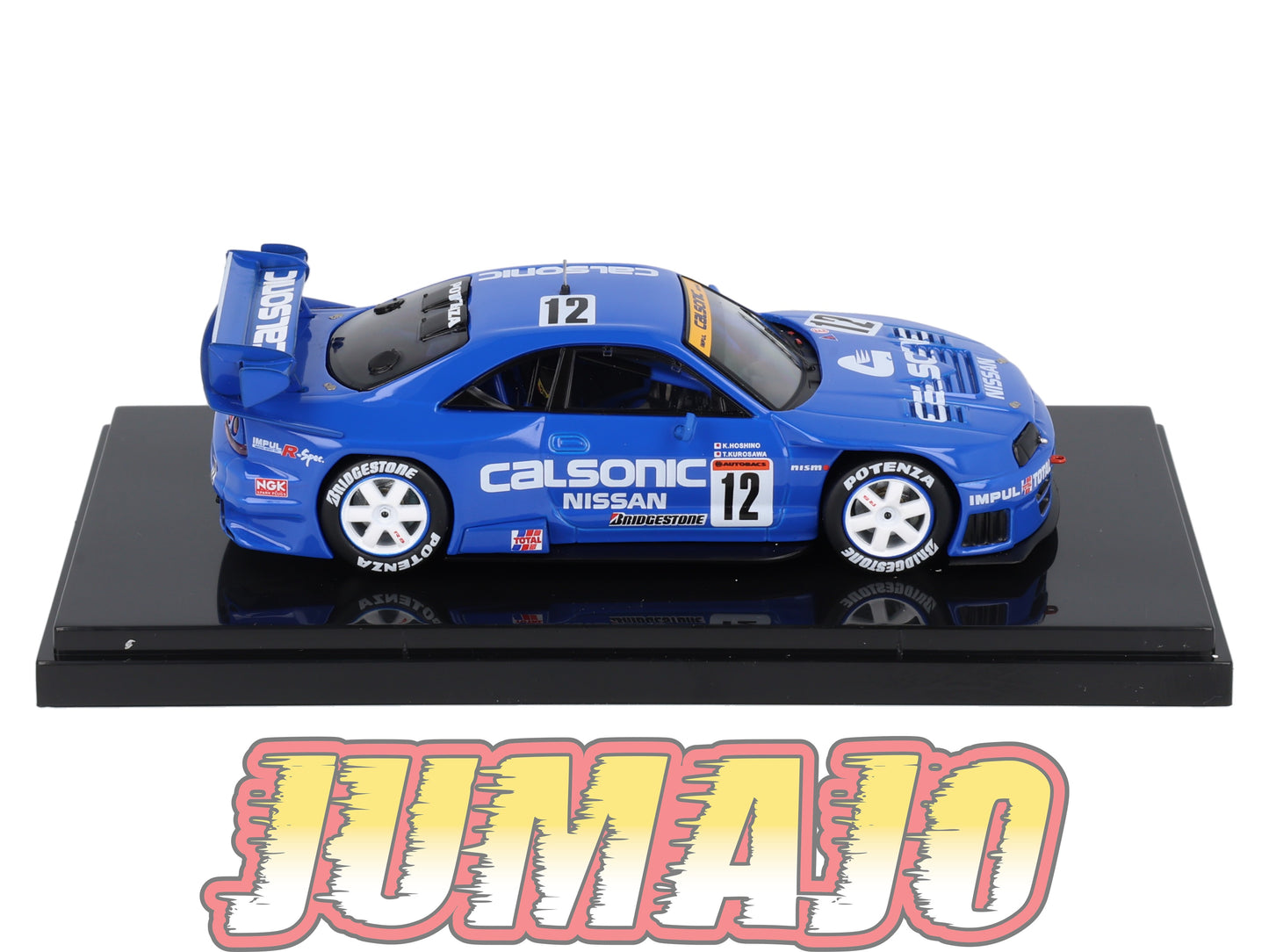 JPC26 voiture 1/43 EBBRO JAPON : NISSAN Calsonic Skyline JGTC 1998 #12 High down force