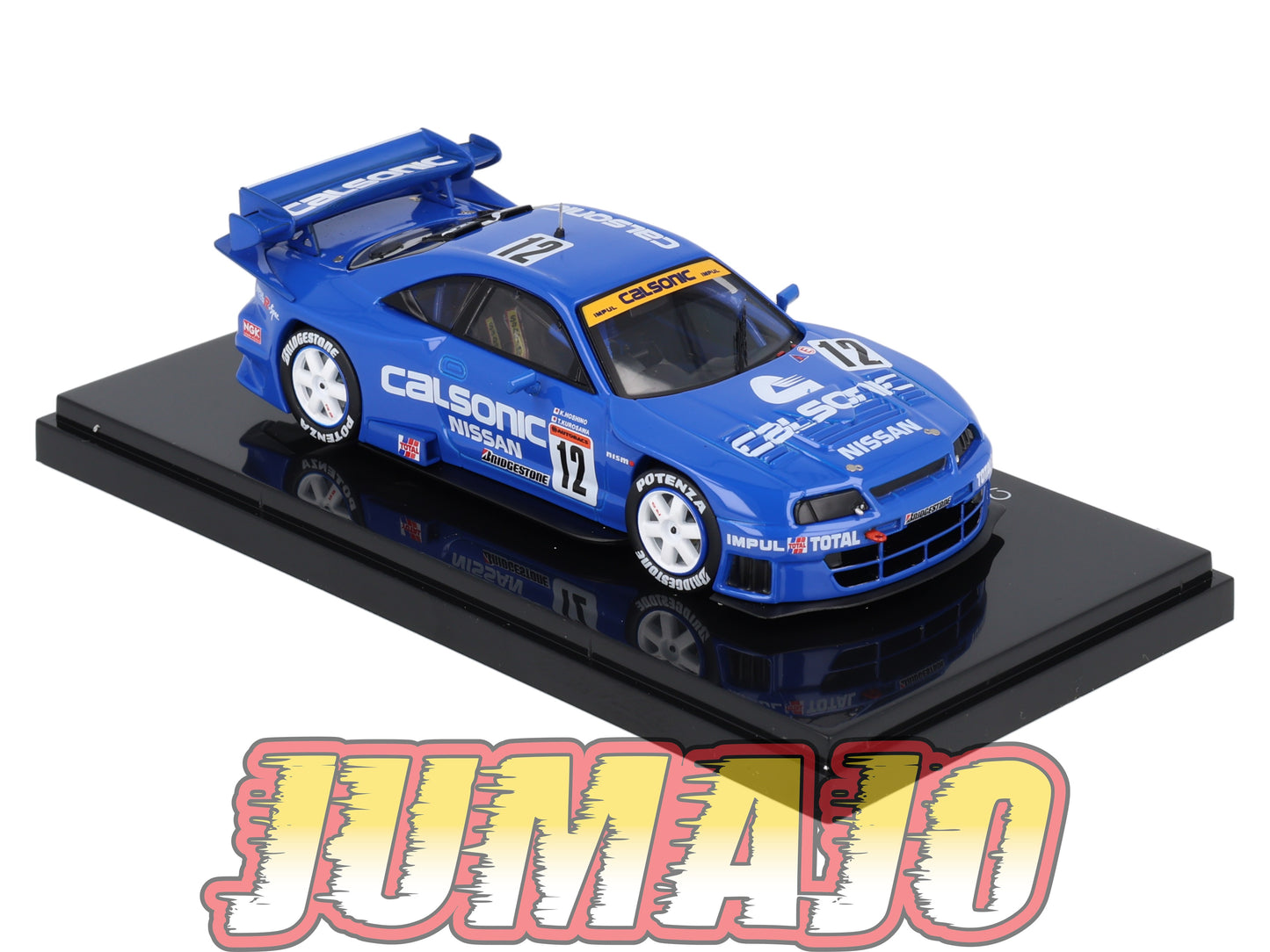 JPC26 voiture 1/43 EBBRO JAPON : NISSAN Calsonic Skyline JGTC 1998 #12 High down force