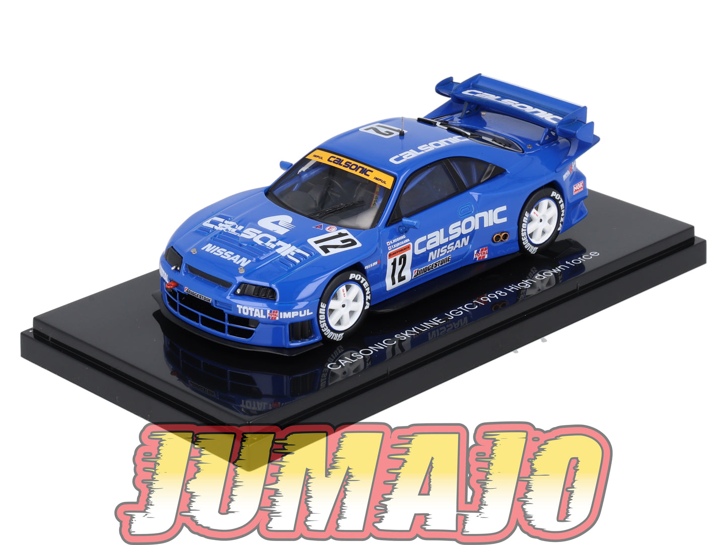 JPC26 voiture 1/43 EBBRO JAPON : NISSAN Calsonic Skyline JGTC 1998 #12 High down force