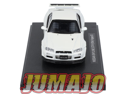 JPC7 voiture 1/43 EBBRO JAPON : NISSAN Skyline GT-R R34 Vspec II